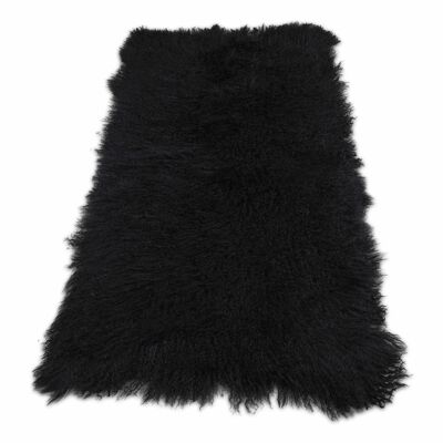 Tibet Sheepskin Plate Black