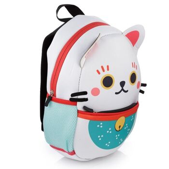 Sac à dos en néoprène Maneki Neko Lucky Cat 3