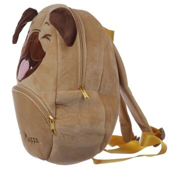 Sac à dos en peluche Mopps Pug 2