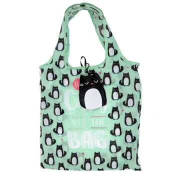 Sac Shopping Pliable - Feline Fine Les Chats Sortis Du Sac 9