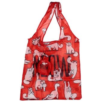 Sac à provisions réutilisable pliable - Simon's Cat MEOW Design 4