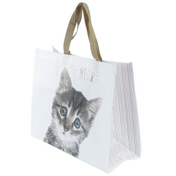 Sac de courses réutilisable chat MEOW 2