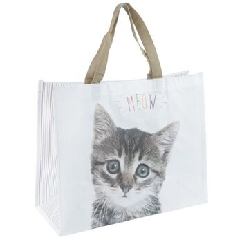 Sac de courses réutilisable chat MEOW 7