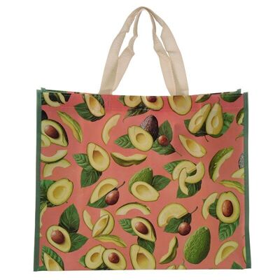 Bolsa de compras reutilizable de aguacate