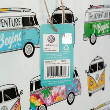 Volkswagen VW T1 Camper Bus Summer Love Surf Sac à provisions 4