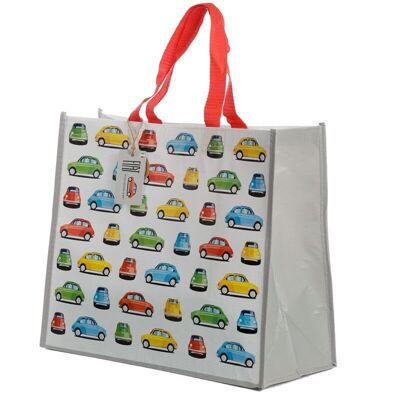 Retro Fiat 500 RPET Reusable Shopping Bag