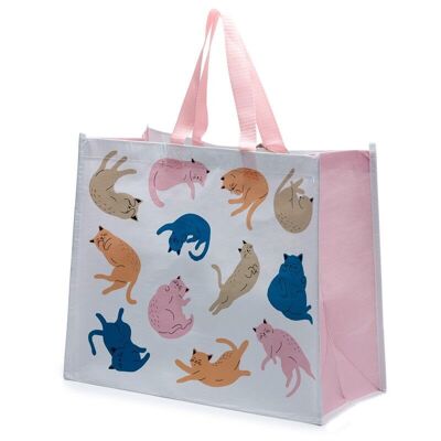 Bolsa de compras reutilizable Cat's Life RPET