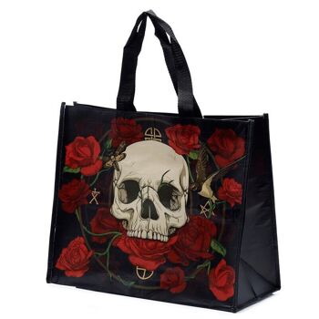 Sac à provisions réutilisable Skulls & Roses en RPET 1