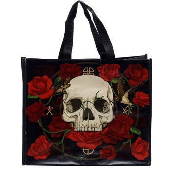 Sac à provisions réutilisable Skulls & Roses en RPET 2