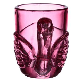 Lot de 2 verres à shot en verre Flamingo Pink (90ml) 4