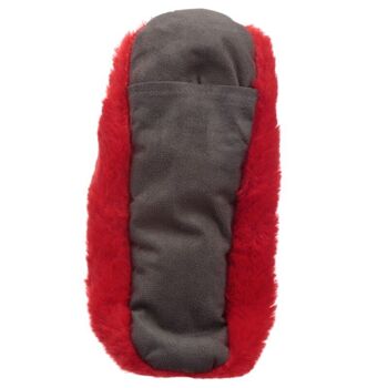 Chaussons Chauffe-pieds en Peluche Père Noël de Noël (Taille Unique) 5