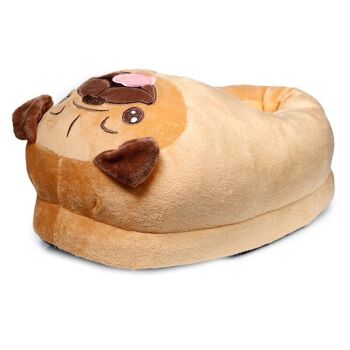 Chaussons Mopps Pug (Taille unique unisexe) 8