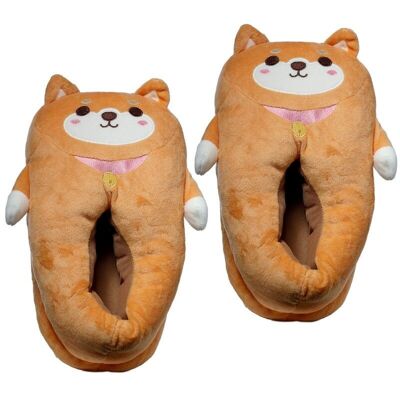 Adoramals Shiba Inu Dog Pantofole (Unisex Taglia Unica)