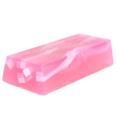 Pink Bubbly Handmade Soap Loaf