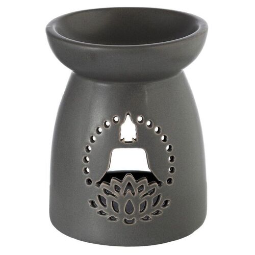 Buddha Cut Out Ceramic Oil & Wax Burner