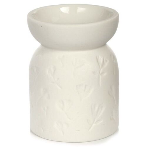 Buttercup Embossed Ceramic Oil & Wax Burner