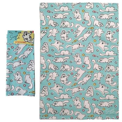 Poly Cotton Tea Towel - Simon's Cat 2021