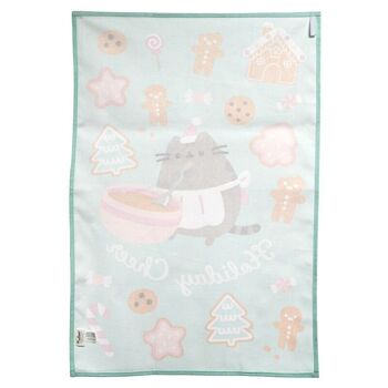 Torchon en coton - Christmas Holiday Cheer Pusheen the Cat 4