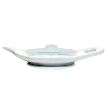 Assiette/support de sachet de thé en forme de théière en porcelaine Seagull Buoy 3