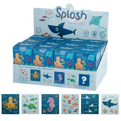 Splosh Sealife Surprise - Rompecabezas reciclado para niños de 48 piezas