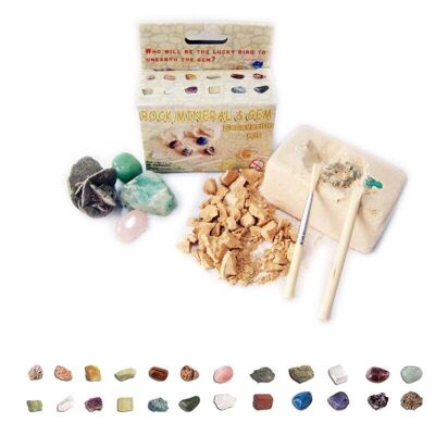 Rocks, Minerals & Gems Dig-A-Saurs Dig it Out Kit