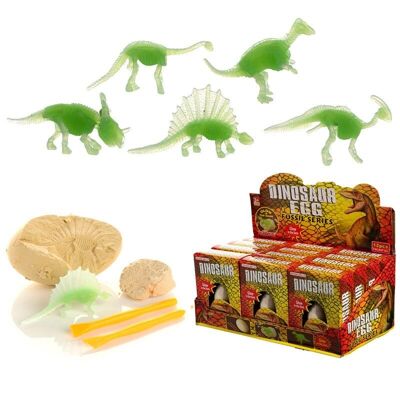 Resplandor en el kit de excavación de dinosaurios