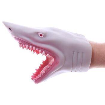 Marionnette à main tête de requin 3