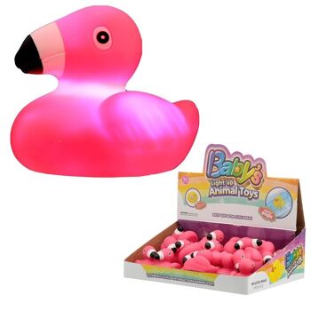 Jouet pour le bain Flamingo Light Up 1