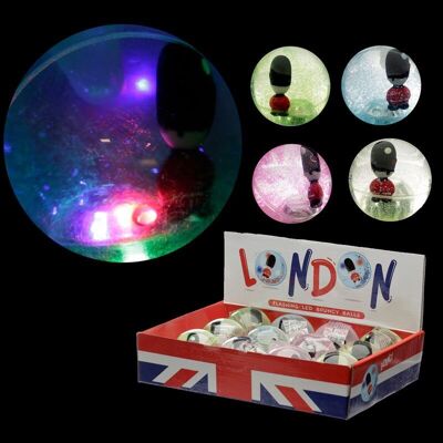 London Guardsman LED Flashing Bouncy Ball