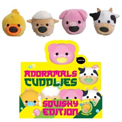 Adoramals Farm Plush Squeezy Toy