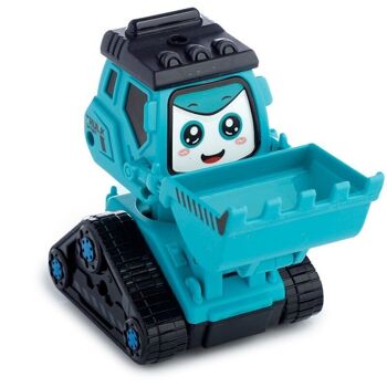 Press and Go Robot Dredge Digger Truck Jouet d'action 10