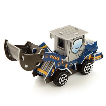Bricolage Puzzle Construction Truck Pull Back Action Toy 5