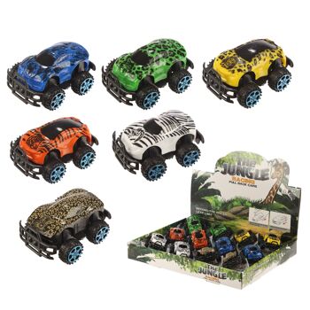 Jouet d'action Mini Jungle Car Pull Back 1