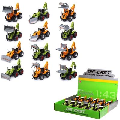 Tracteur Pull Back Action Toy