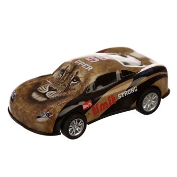Animal Cars Pull Back Action Toy 4
