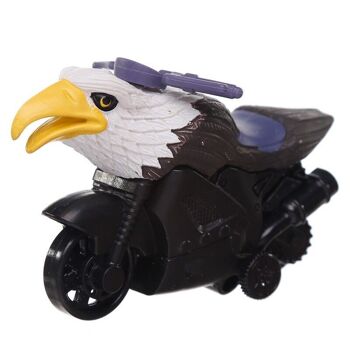 Animal et Dinosaure Stunt Moto Friction Pull/Push Toy 3