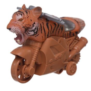 Animal et Dinosaure Stunt Moto Friction Pull/Push Toy 4