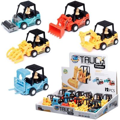 Construction Vehicle Friction Action Toy
