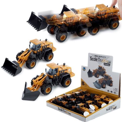 Construction Truck Friction Pull Back/Push Forward Toy