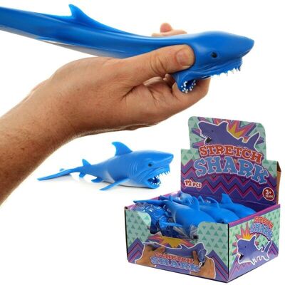 Juguete de tiburón elástico para apretar