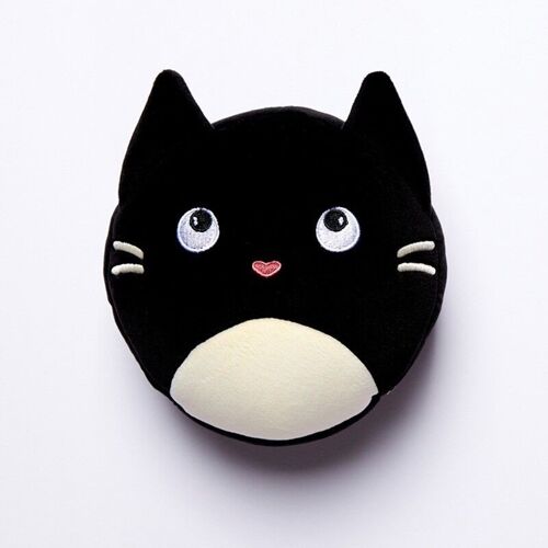 Relaxeazzz Feline Fine Cat Plush Travel Pillow & Eye Mask