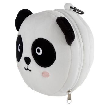 Relaxeazzz Panda Rond En Peluche Voyage Oreiller & Masque Pour Les Yeux 4