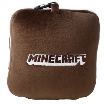 Relaxeazzz Minecraft Enderman Oreiller et masque de voyage en peluche 3