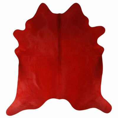 Dyed Cowhide Red