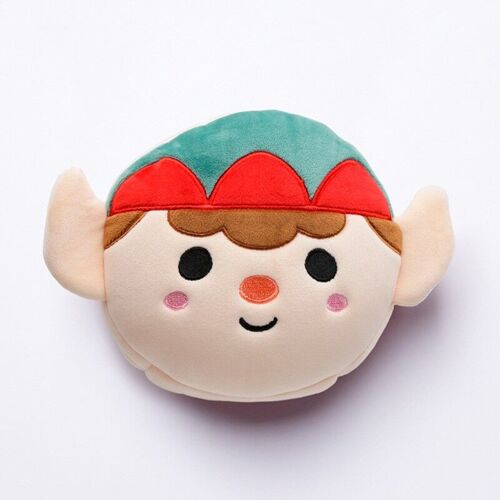 Relaxeazzz Christmas Elf Plush Travel Pillow & Eye Mask