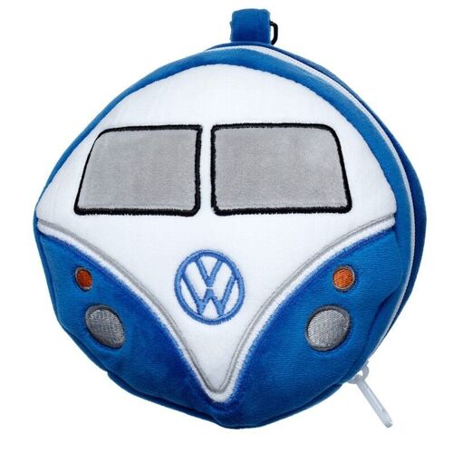 Relaxeazzz VW T1 Camper Bus Blue Travel Pillow & Mask