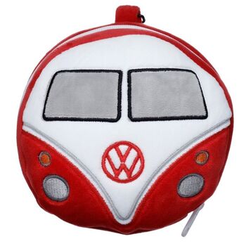 Relaxeazzz VW T1 Camper Bus Rouge Oreiller et masque de voyage 5