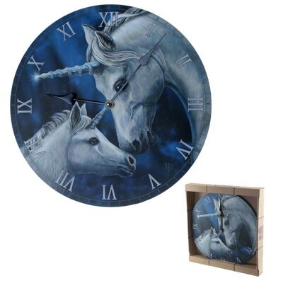 Reloj con imagen de unicornio de amor sagrado de Lisa Parker