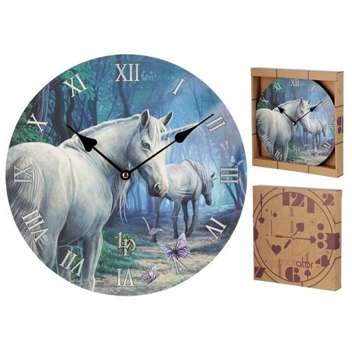 Lisa Parker The Journey Home Unicorn Picture Clock