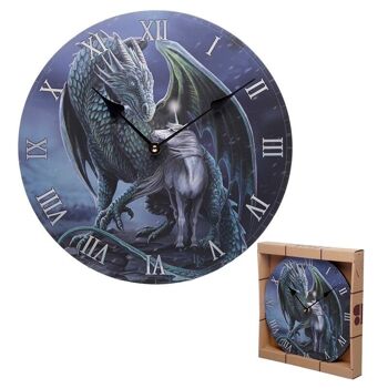 Lisa Parker Protector Magick Dragon & Licorne Horloge Image 1